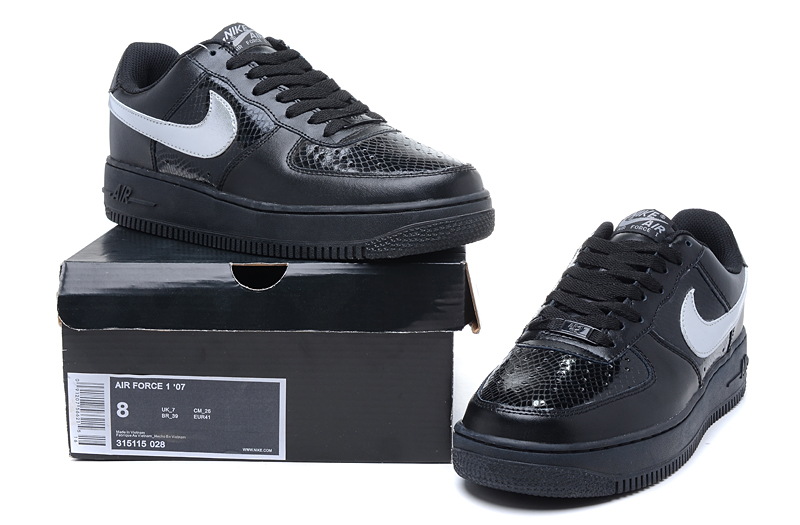 Nike Air Force 1 chaussures pour hommes or noir nouveau (5)